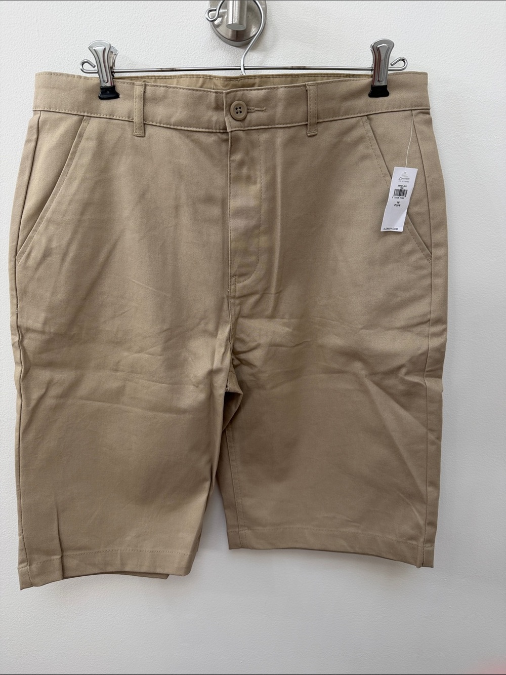 Old Navy Boys Flat-Front Chino Shorts in Khaki